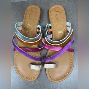 Sugar Women's Colorful Strappy Sandals